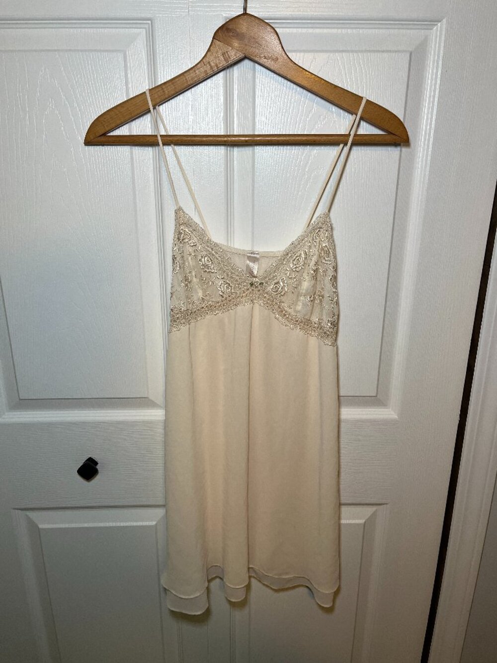Private Luxuries Ivory Lace Slip Dress Size Large